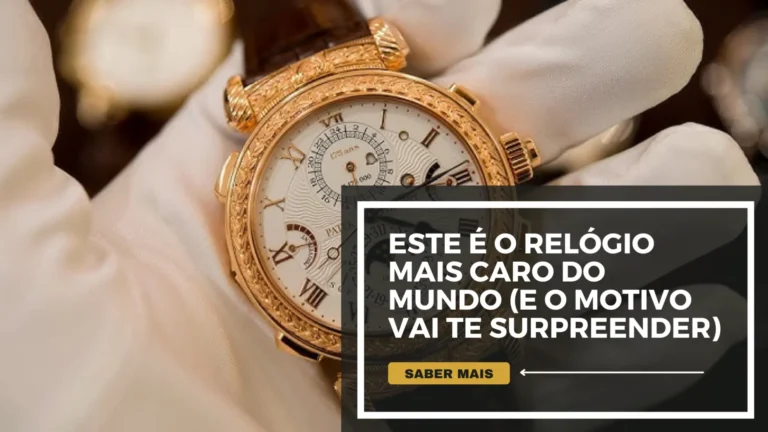 Este é o relógio mais caro do mundo (e o motivo vai te surpreender) Este é o relógio mais caro do mundo (e o motivo vai te surpreender)